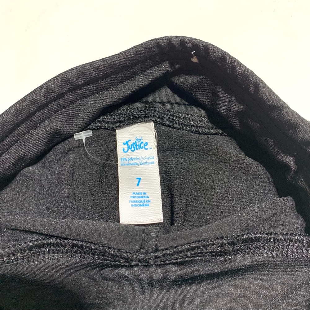 NWOT black Justice leggings, gray Gap Sweatpants, Girls 6-7 - Picture 5 of 13